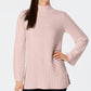 Charter Club Women's Mixed-Stitch Mock-Neck Sweater Gray Size X-Small