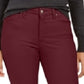 Charter Club Women's Lexington Straight-Leg Jeans Wine Size 10