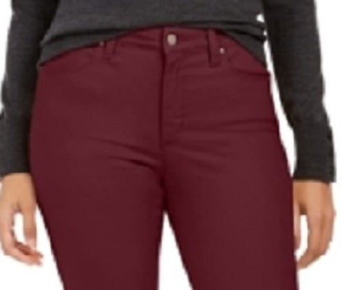 Charter Club Women's Lexington Straight-Leg Jeans Wine Size 10