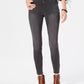 Style & Co Women's Power Sculpt Curvy-Fit Skinny Jeans Black Size 4