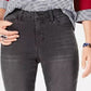 Style & Co Women's Power Sculpt Curvy-Fit Skinny Jeans Black Size 4