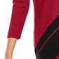 Alfani Women's Petite Striped Asymmetrical Tunic Wine Size Petite Small