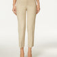 Charter Club Women's Newport Tummy-Control Slim-Fit Pants Lt Beige Size 4