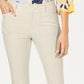 Charter Club Women's Newport Tummy-Control Slim-Fit Pants Beige Size 14