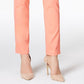 Charter Club Women's Bristol Skinny Ankle Jeans Orange Size 16