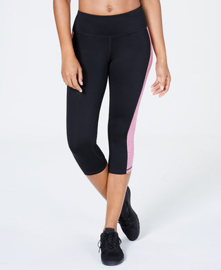 Ideology Women's Cropped Athletic Leggings Pink Size X-Small
