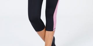 Ideology Women's Cropped Athletic Leggings Pink Size X-Small