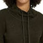 Ideology Women's Cowl-Neck Tulip-Hem Top  Green Size Large