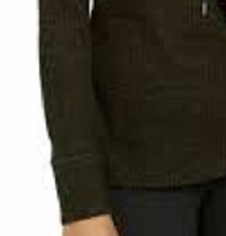 Ideology Women's Cowl-Neck Tulip-Hem Top  Green Size Large