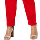 Charter Club Women's Cambridge Skinny Pull-On Tummy-Control Pants Wine Size 4