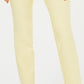 Charter Club Women's Cambridge Skinny Pull On Tummy Control  Short Yellow Size 18