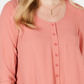 Style & Co Women's High Low Swing Top Orange Size Medium