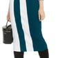 INC International Concepts Women's Color blocked Sweater Dress Green Size Petite Medium