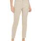 Charter Club Women's Newport Straight Leg Pants Beige Size 8