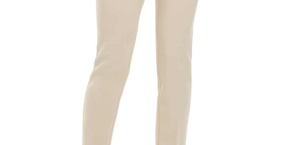 Charter Club Women's Newport Straight Leg Pants Beige Size 8