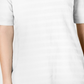 Charter Club Women's Cotton Texture Striped Elbow Sleeve Top White Size Small