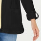 Karen Scott Women's Sport French Terry Open-Front Hoodie Black Size Medium