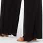 Style & Co Women's Textured Tie-Waist Wide-Leg Pants Black Size X-Large