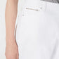 INC International Concepts Women's Denim Bermuda Shorts In Curvy White Size 2