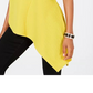 Alfani Women's Asymmetrical-Hem Top Gold Size Large