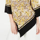 Alfani Women's Printed Poncho Blouse Yellow Size Petite