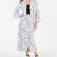 JM Women's Collection Crinkle Texture Bell-Sleeve Jacket White Size Small