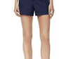 Maison Jules Women's Flat Front Chino Shorts Navy Size 12