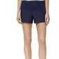 Maison Jules Women's Flat Front Chino Shorts Navy Size 14