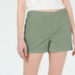 Maison Jules Women's Flat Front Chino Shorts Green Size 8