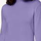 Karen Scott Women's Cotton Mock-Neck Top  Purple Size XX-Large