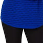 Karen Scott Women's Textured Sweater Navy Size Small