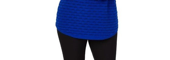 Karen Scott Women's Textured Sweater Navy Size Small