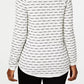 Karen Scott Women's Textured Sweater Natural Size Small