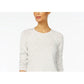 Karen Scott Women's Curved Hem Sweater White Size X-Small