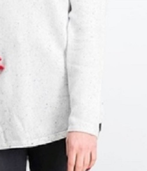 Karen Scott Women's Cotton Marled Curved-Hem Top Natural Size X-Large