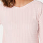 Karen Scott Women's Boat-Neck Cotton Sweater Pink Size X-Large