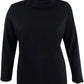 Karen Scott Women's Sport Cowl Neck Top Black Size X-Small