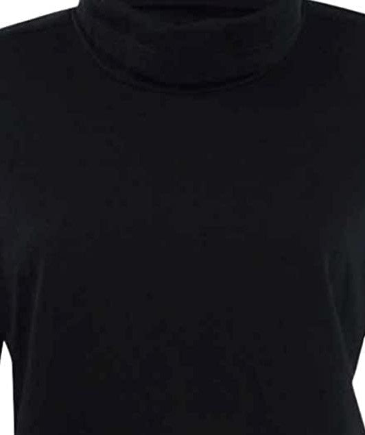 Karen Scott Women's Sport Cowl Neck Top Black Size X-Small