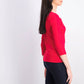 Karen Scott Women's Three-Quarter-Sleeve Top Bright Red Size Extra Large
