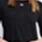 Karen Scott Women's Three Quarter Sleeve Cutout Top Black Size Small