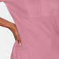 Karen Scott Women's Cotton Eyelet Yoke Top Pink Size X-Small