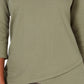 Karen Scott Women's Tulip-Hem Top Green Size Small