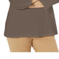 Karen Scott Women's Eyelet Trim Top Brown Size X-Small