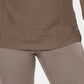 Karen Women's Scott Lace Front Henley Top Brown Size Small
