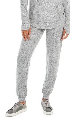 Ideology Women's Mushy-Knit Full Length Joggers Gray Size X-Small