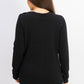 Charter Club Women's Cable Sweater Black Size Small