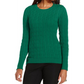 Charter Club Women's Cable Sweater Green Size Small