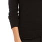Charter Club Women's Solid Long Sleeve Jewel Neck T-Shirt Top Gray SizSweater_Women_Long Sleevee Small