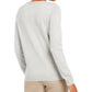Charter Club Women's Argyle Crewneck Sweater Gray Size Medium