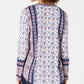 Style & Co Women's Patchwork-Print Top Navy Size Extra Large